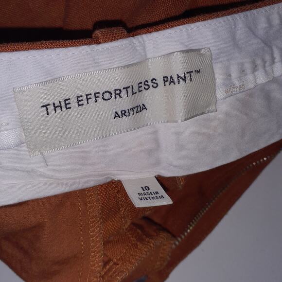 Aritzia 'The Effortless' Brown Pant Size 10 - Picture 4 of 5